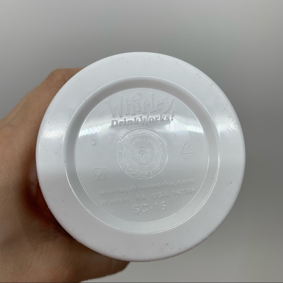 Disney World Set Of Two Neon Whirley Travel Mugs With Handles Buzz Cars Nemo - Picture 15 of 16